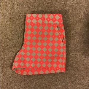 Neon Pink and Tan Short